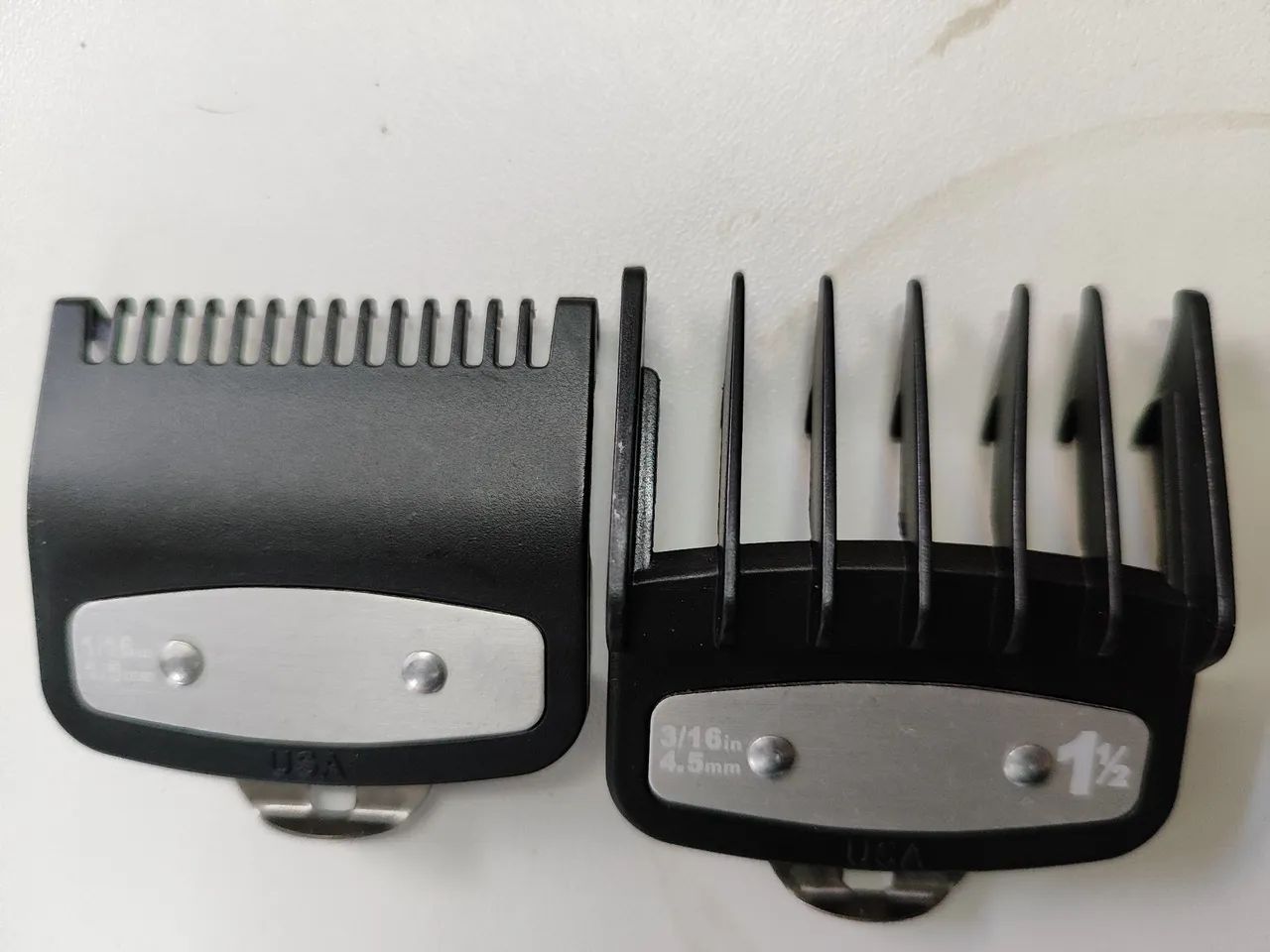 Pentes acabamento de Cabelo - 1 1/2 e 1/2" Wahl e Kemei - Foto 2