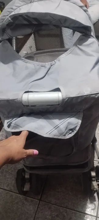 Carrinho de Bebê - Cinza - Foto 3