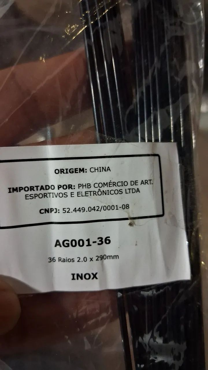 72 Raios de Inox 290mm acompanha os Niples - Foto 2