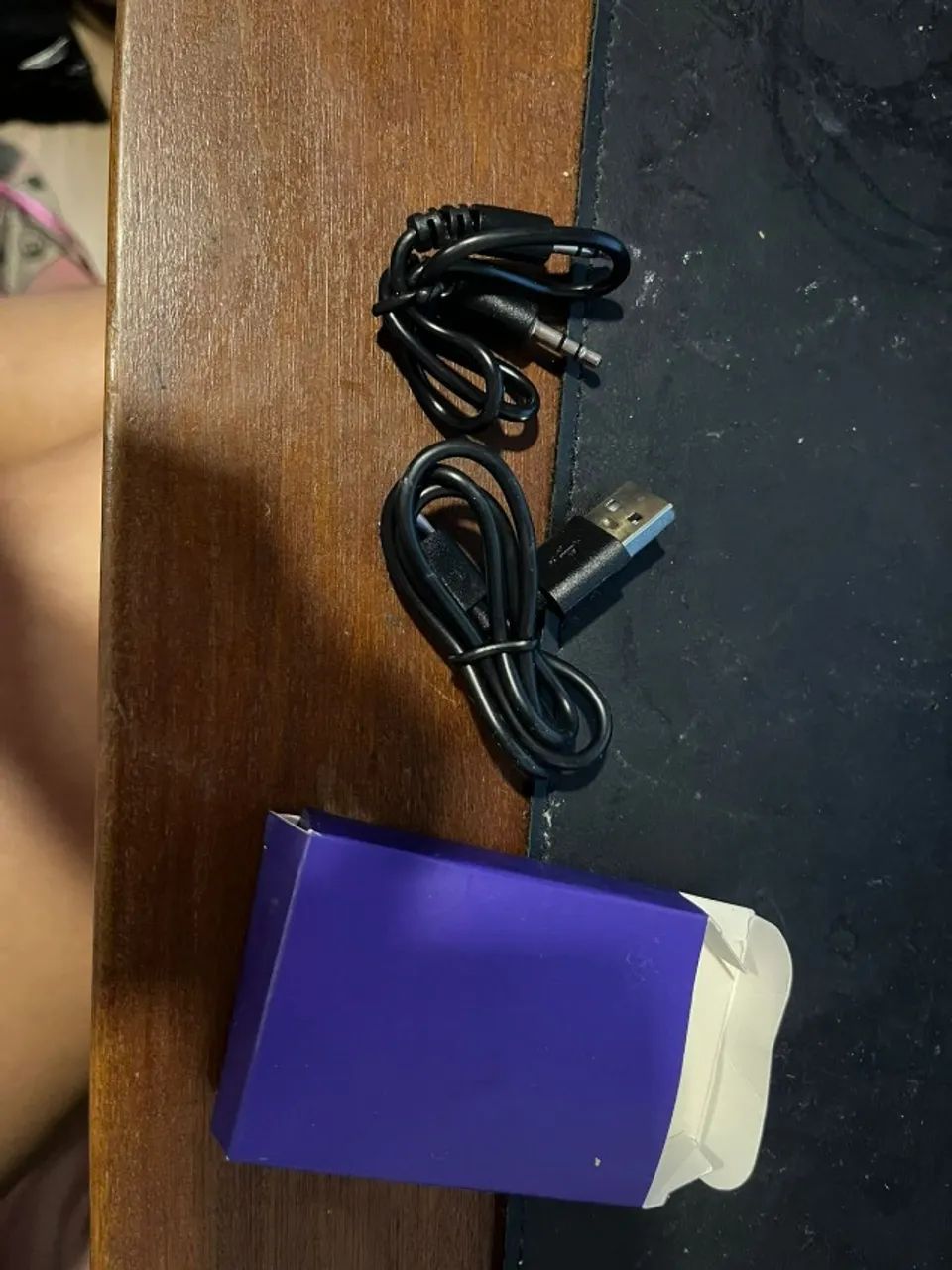 Kit Conector Duplo - Cabo AUX (3.5mm) + Cabo USB-C - Foto 2