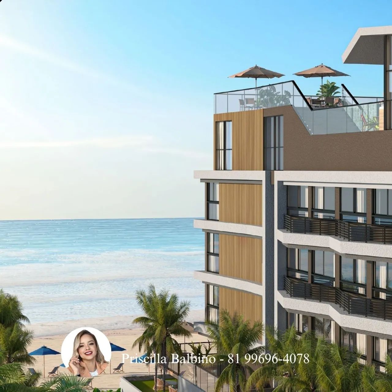 Flats beira-mar Porto de Galinhas | Porto Algarve Beach | lazer completo e alta rentabilid - Foto 3