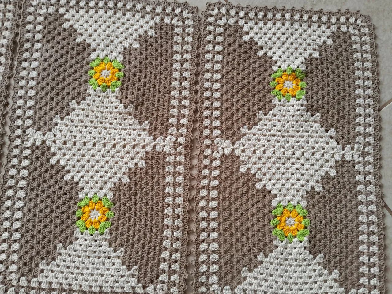 Jogo Tapete Crochê - Foto 4