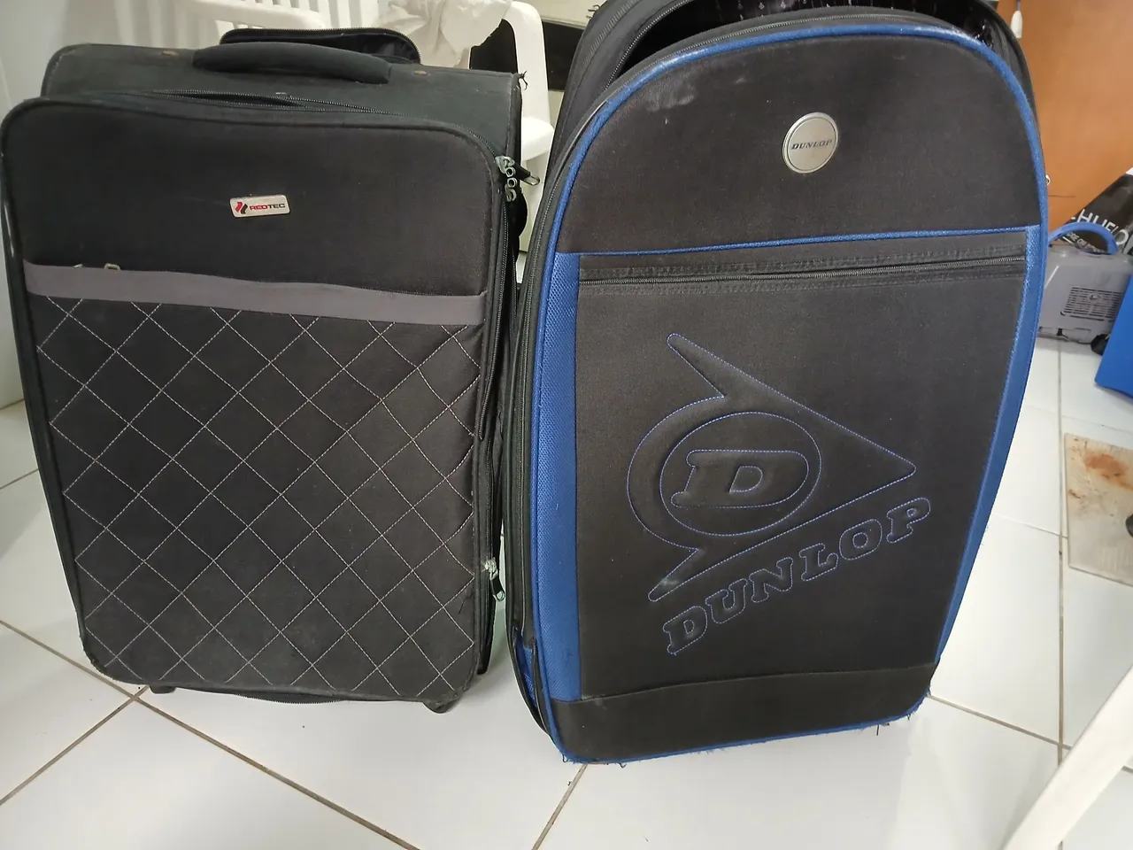 Malas de viagem (Redotec e Dunlop)