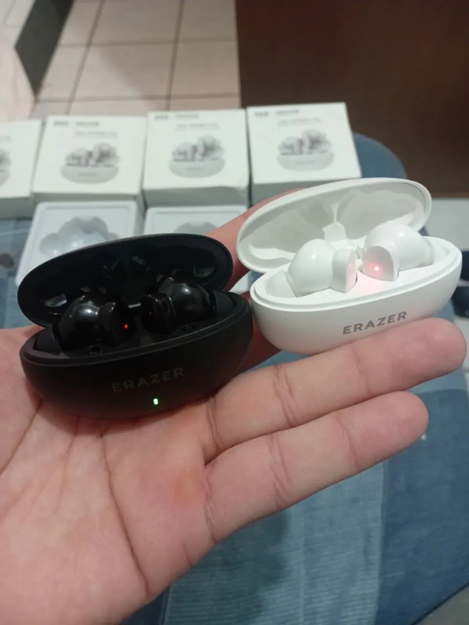 Fone de Ouvido ERAZER Bluetooth Novo