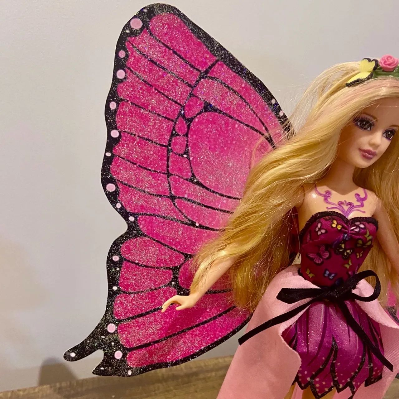 Asas Artesanais Barbie Butterfly Mariposa - Foto 3