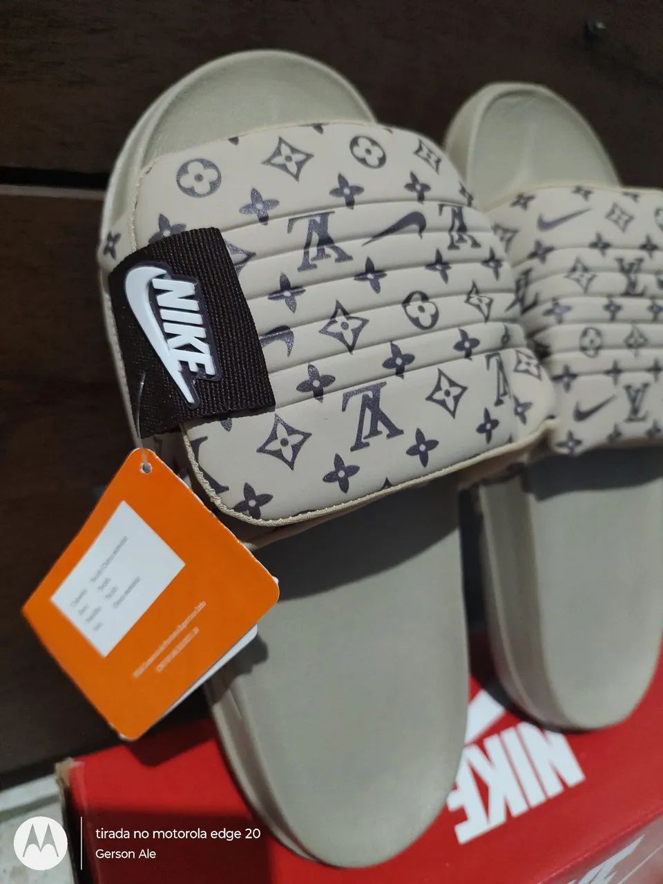 Chinelo Slide LV e Nike - Verificar modelos nas fotos  - Foto 4