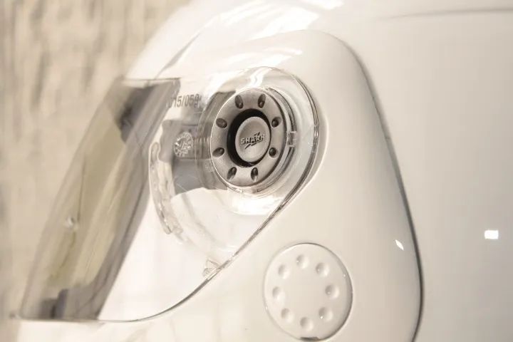 CAPACETE SHARK ARTICULADO BRANCO LINHA OPENLINE TAMANHO 58 - Foto 4