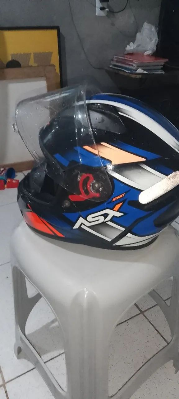 Capacete ASX tamanho 60 troco também por 58 - Foto 6