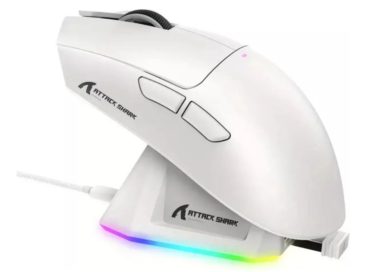 Mouse gamer sem fio attack shark