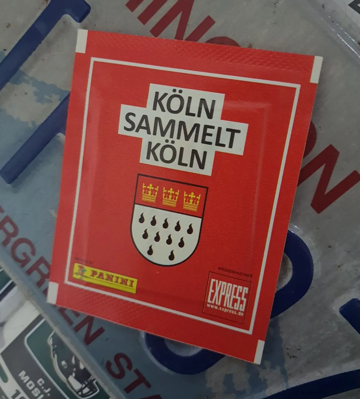 Pacotinho de figurinhas do Köln! 2014 Panini Modena 
