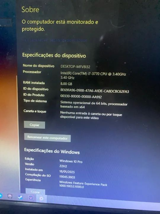 Vendo kit I7 terceira geração 8gb de ram com gabinete da pichau  - Foto 2