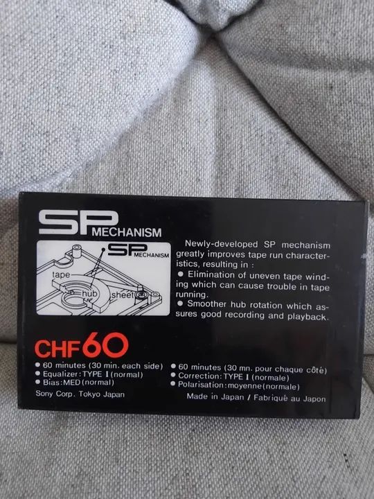 Fita cassete CHF 60 lacrada.SONY - Foto 3