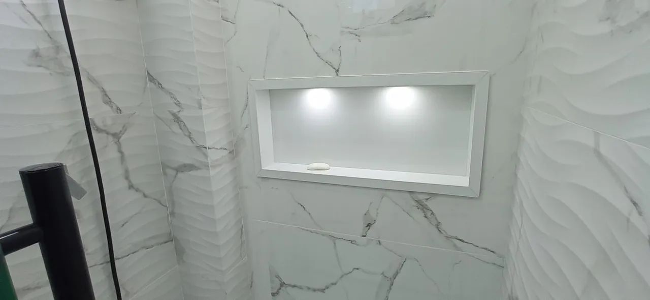 Nicho de porcelanato branco absoluto  - Foto 3
