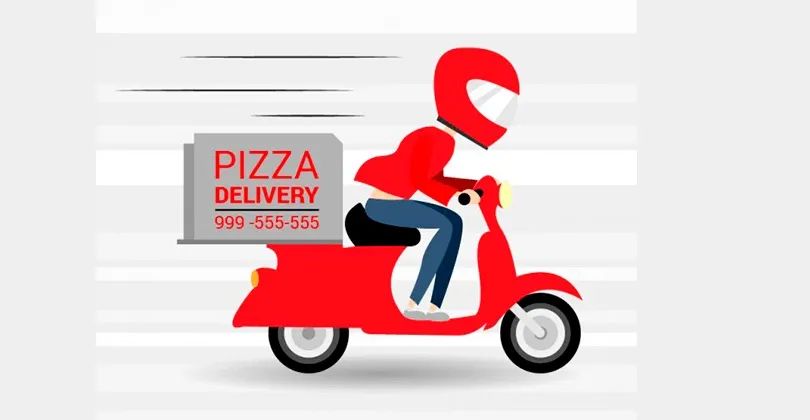 Motoboy freelancer para entrega de pizza 
