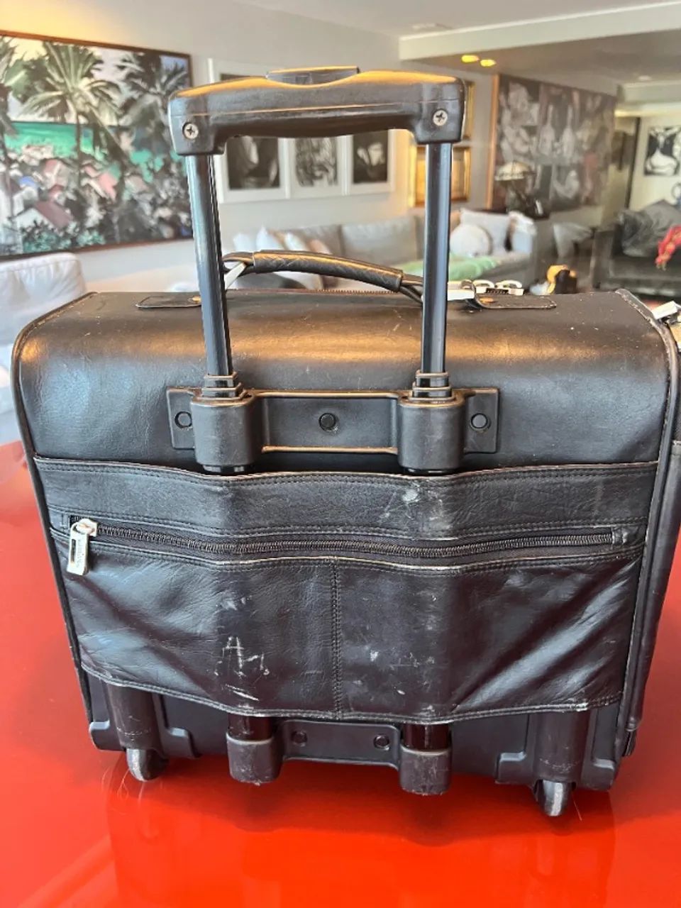Mala de Couro legítimo U.S LUGGAGE - Foto 3
