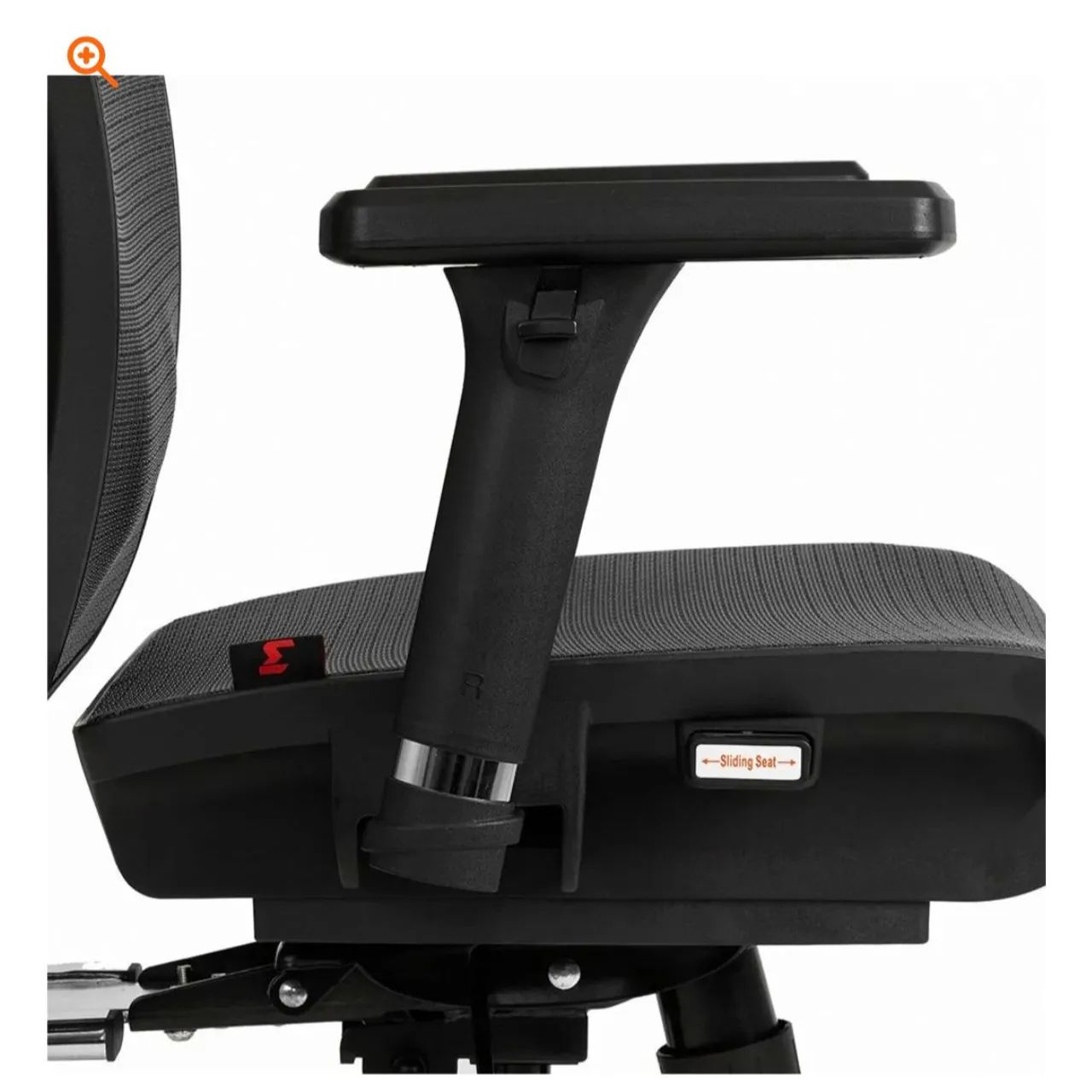 Cadeira Ergonômica DT3 MOIRA BLACK - Foto 5