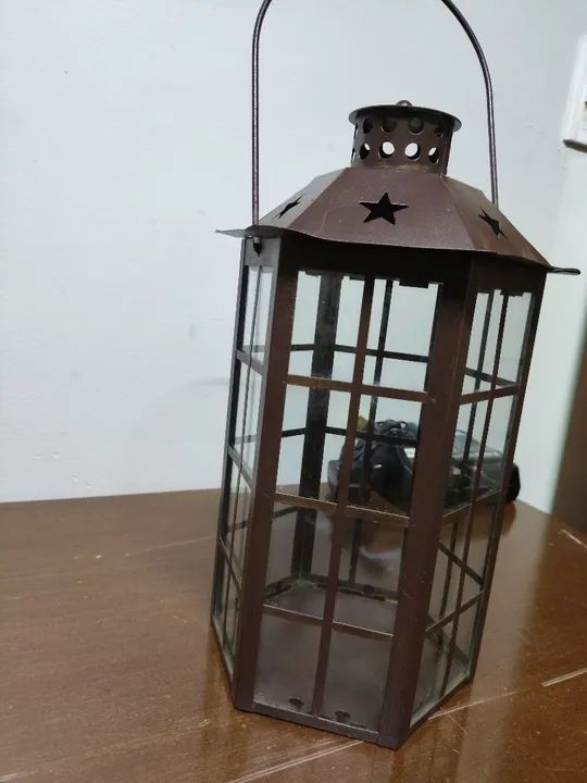 Lanterna Marroquina de Metal - Decoração e Iluminação - Foto 2