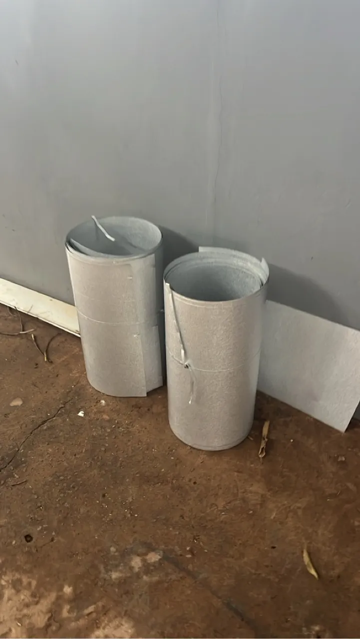 Bobinas de material para construção