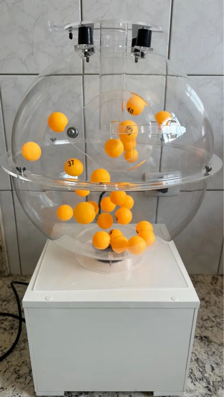 Globo sorteador pipoqueira 40 cm  - Foto 2