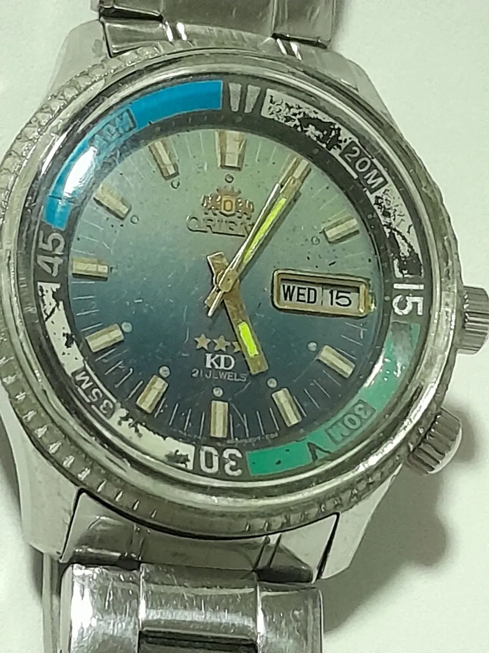 Relógio Orient automático vintage