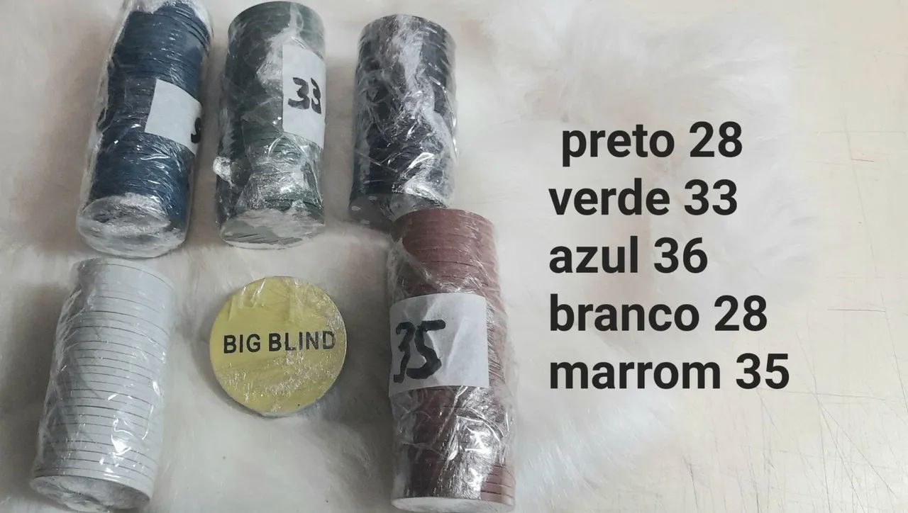 Kit fichas de poker - Foto 4