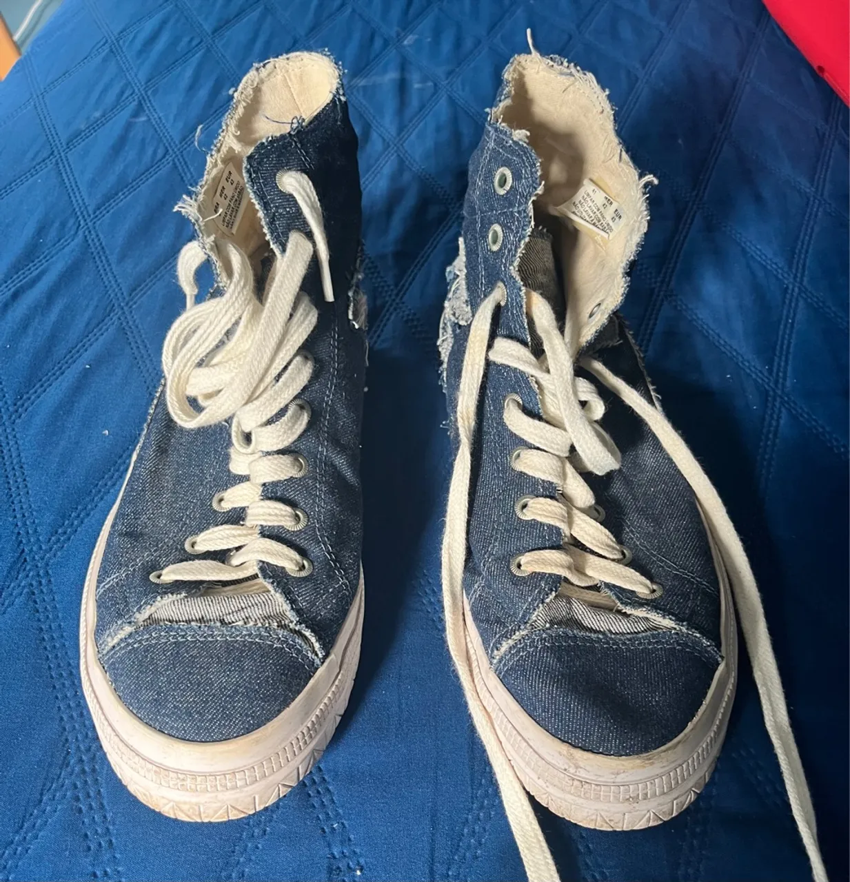 Tênis Jeans Cano Alto
