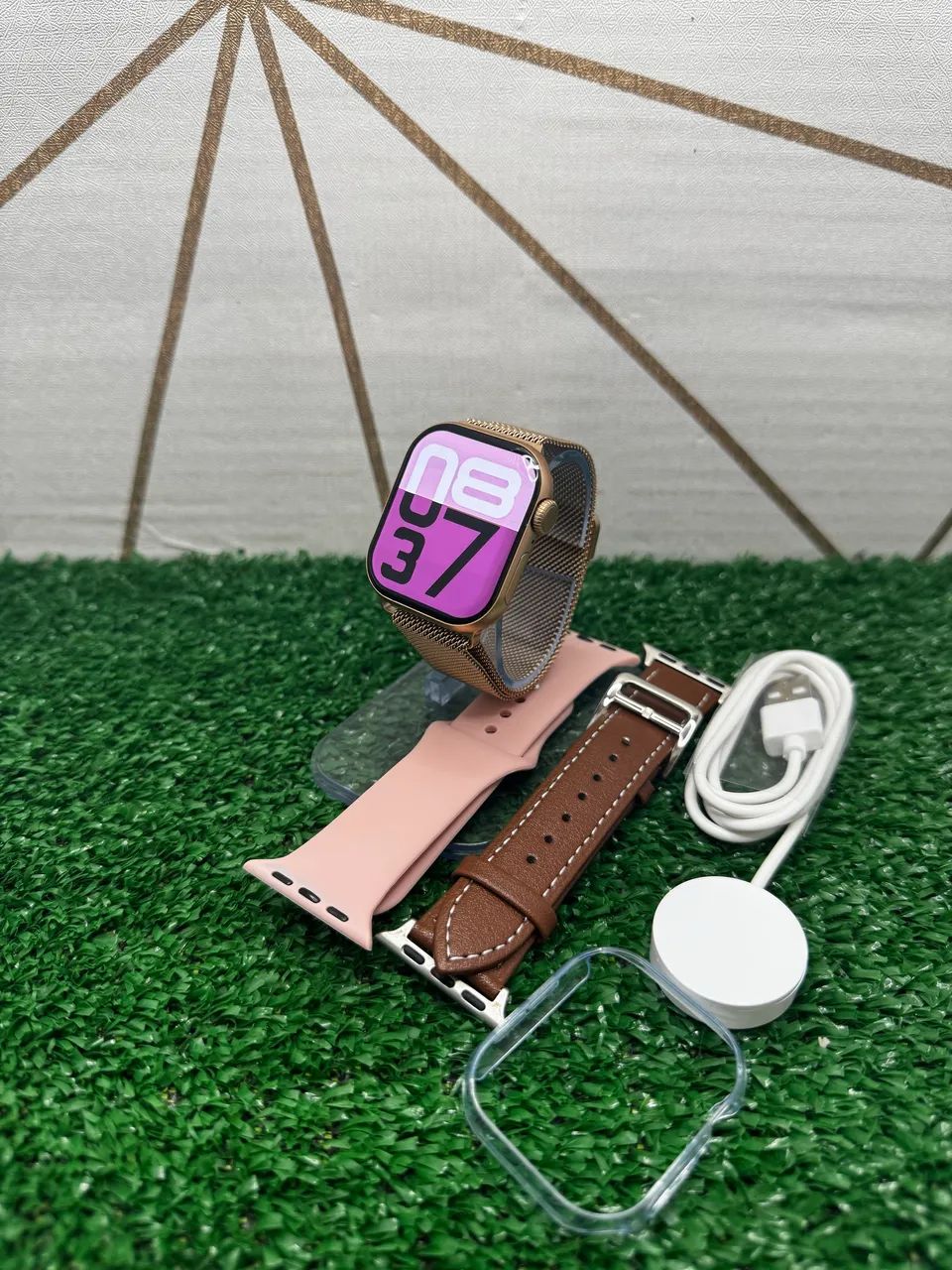 Lançamento Smartwatch W11 pro mini 42mm Amoled 3 pulseiras Responde WhatsApp - Foto 4
