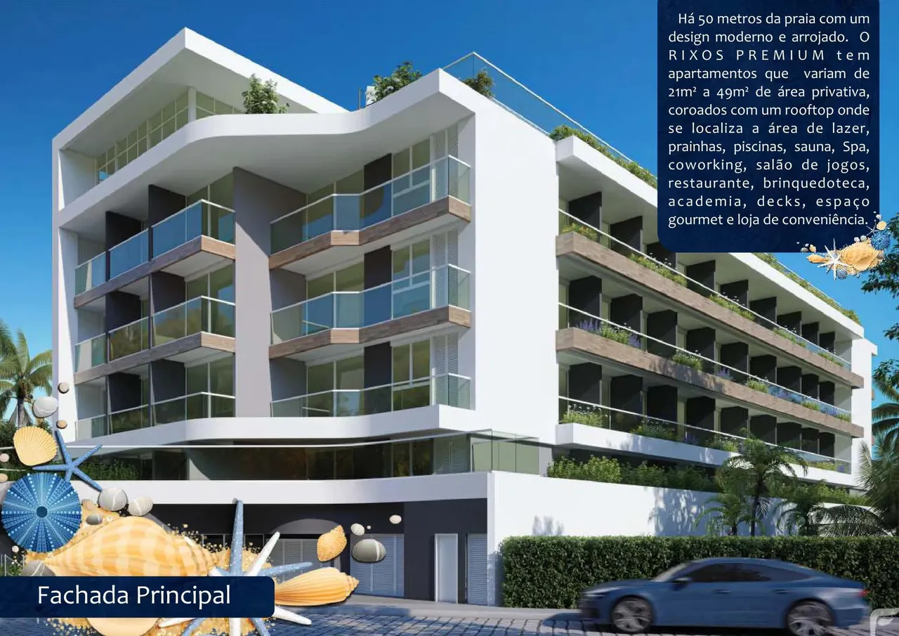 PORTO DE GALINHAS - Flat 36 m² sendo 1 quarto a 100 m do mar e duas ruas do centro