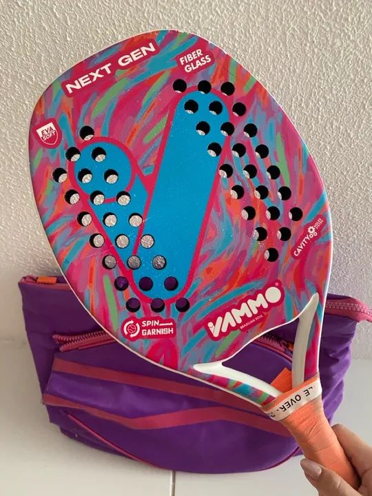 Raquete de Beach Tennis - Feminina * acompanha bolsa - Esportes de ...