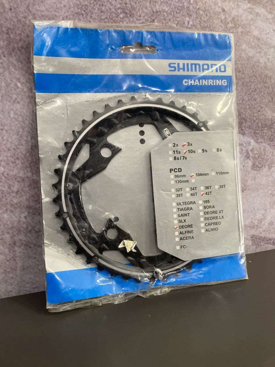 coroa de bicicleta Shimano