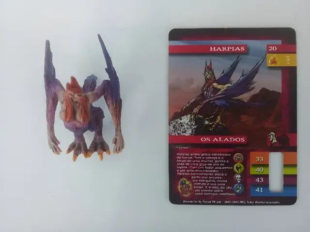 Miniatura Harpia Galeria De Monstros Dtc + Card - Foto 5