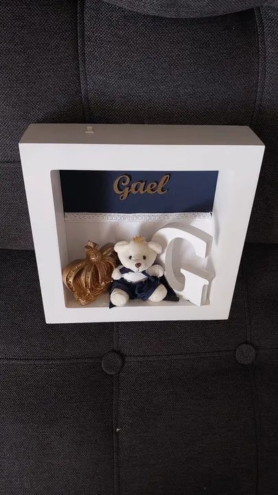 Quadro Decorativo Bebê - Gael - Foto 2