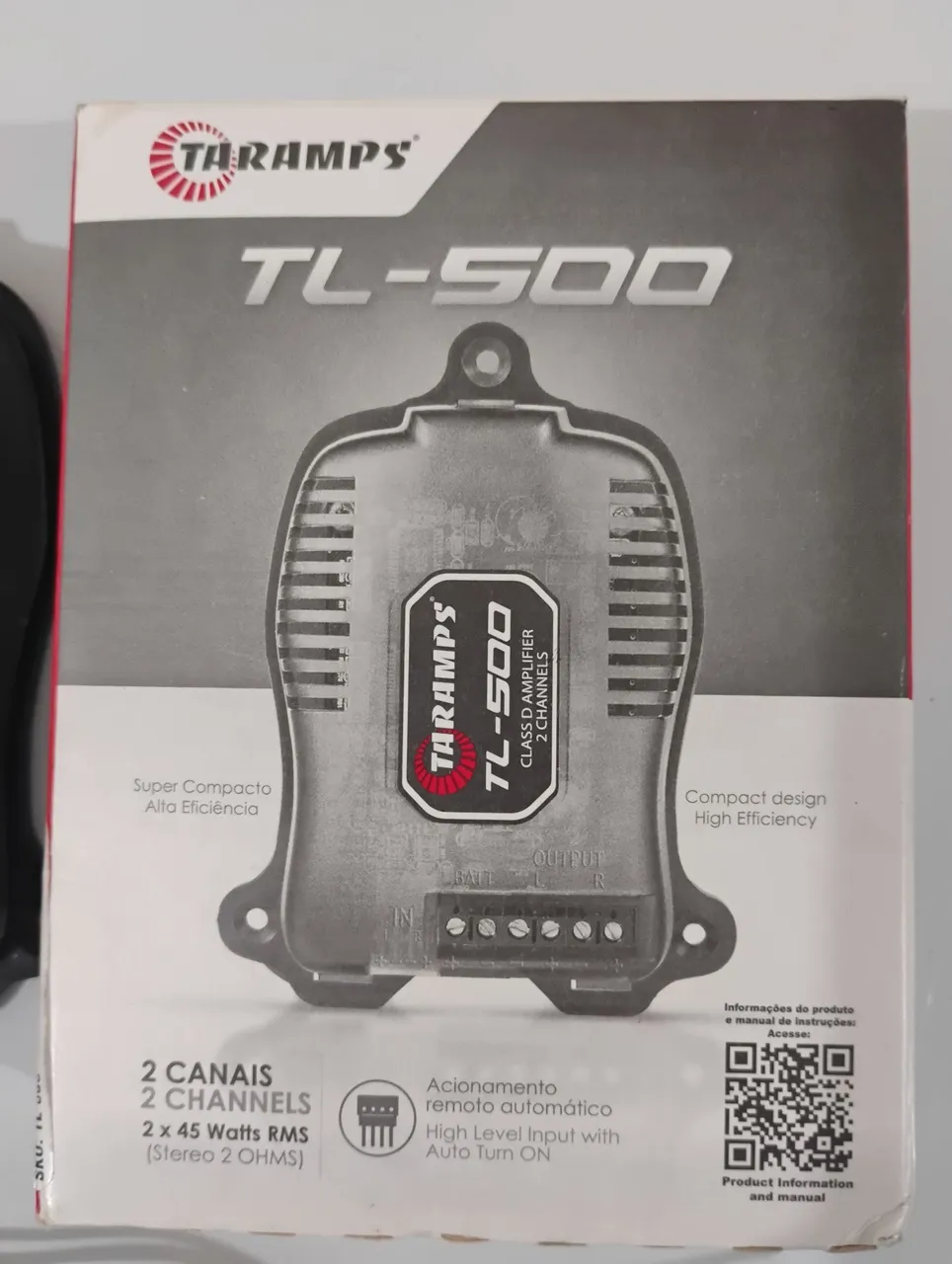 Amplificador Taramps TL-500 2 Canais