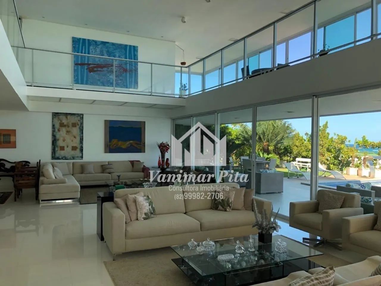 Mansão maravilhosa à venda com 5 suítes e vista para o mar em Jacarecica - Maceió - AL