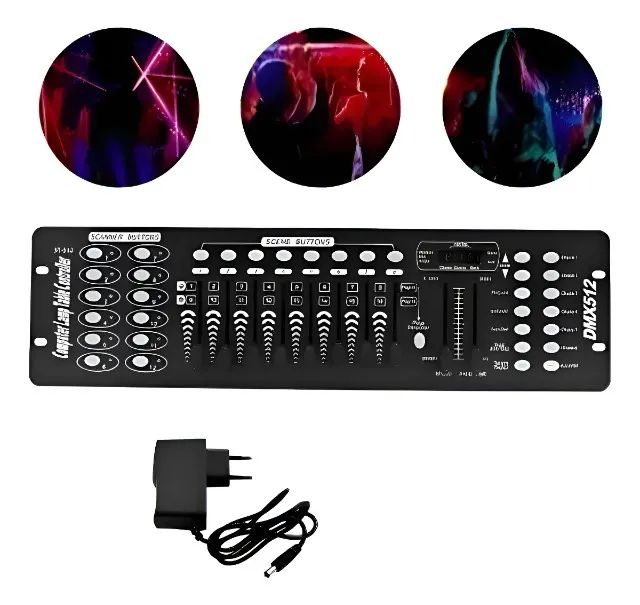Mesa Dmx512 Controladora 192 Canais Efeitos Bivolt