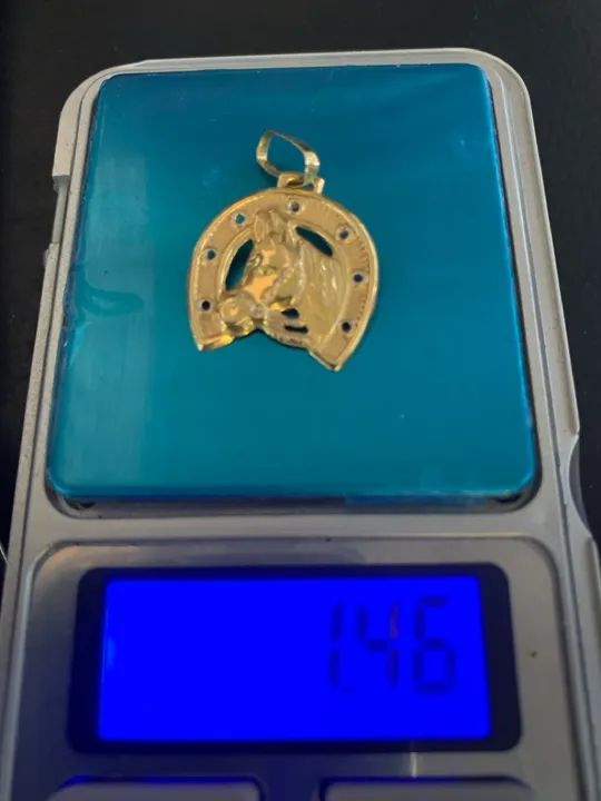 Pingente de ouro 18k, peça nova com certificado de garantia loja física - Foto 2