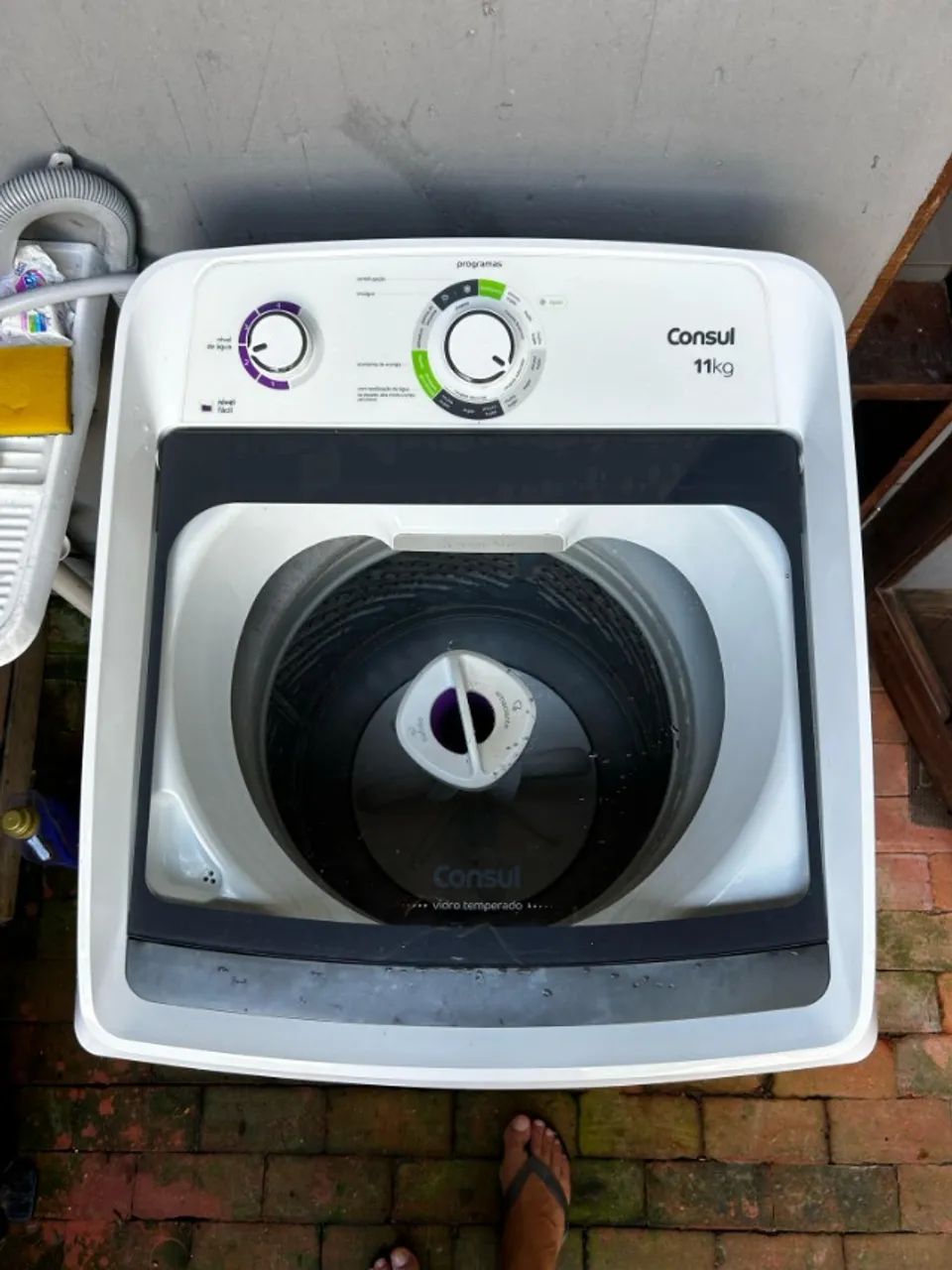 Lavadora de Roupas Consul 11kg Branca 220V - Foto 4
