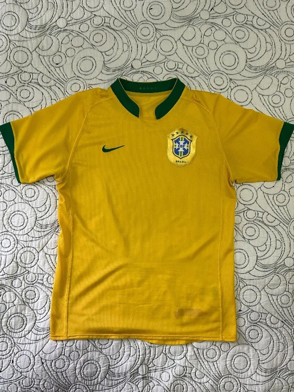 Camisa Seleção Brasileira Nike Home Canarinho Copa 2026 Tamanho P