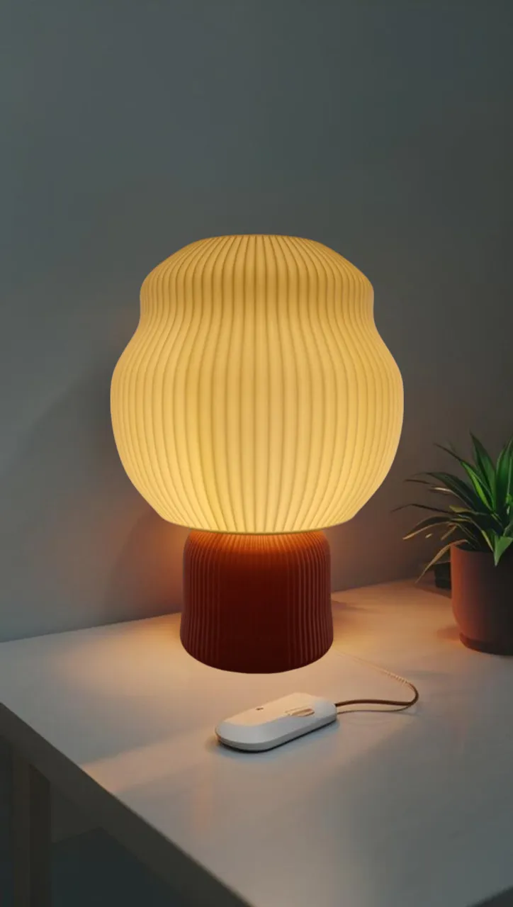Luminária Abajur de Mesa Arto LED Moderna - Criativa, Minimalista, Ideal para Quarto