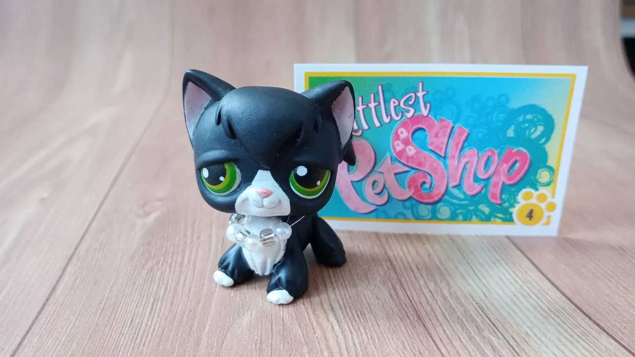  Gato angorá Littlest Pet Shop 