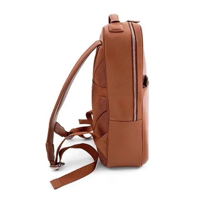 Mochila para MacBook 16'' iPlace, Pampas, Couro Marrom - Foto 4