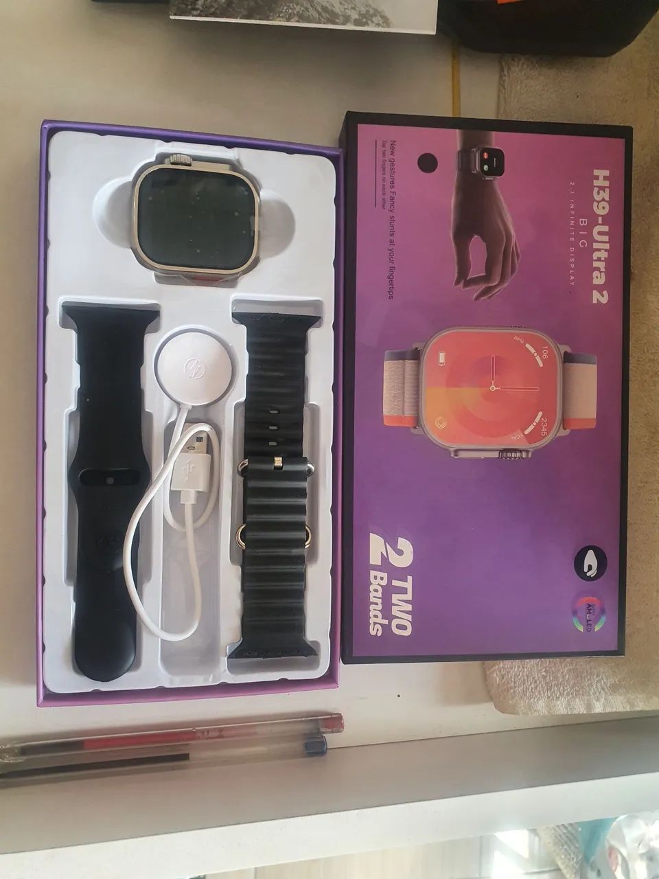 H39 Ultra 2 - Smartwatch 2.1 Polegadas AMOLED - Foto 2