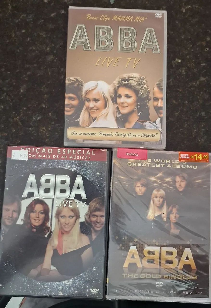 Coleção DVDs ABBA - CDs, DVDs etc - Itaubira, Itabirito 1422923425