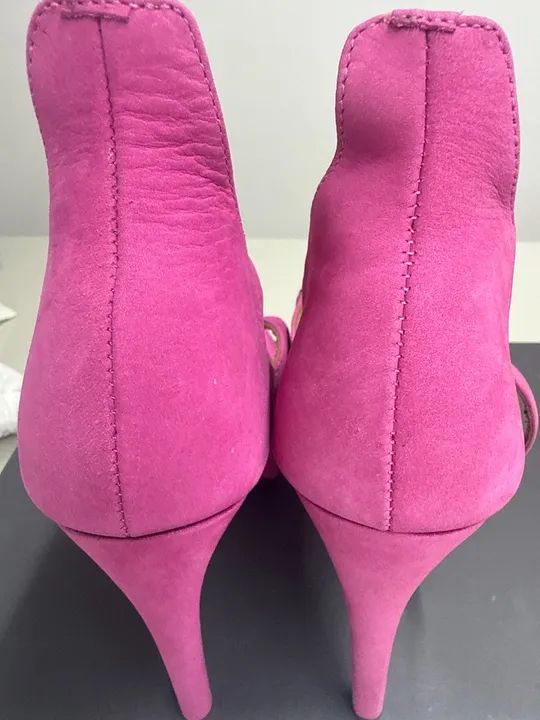 Sapatos de Salto Alto Rosa - Foto 2