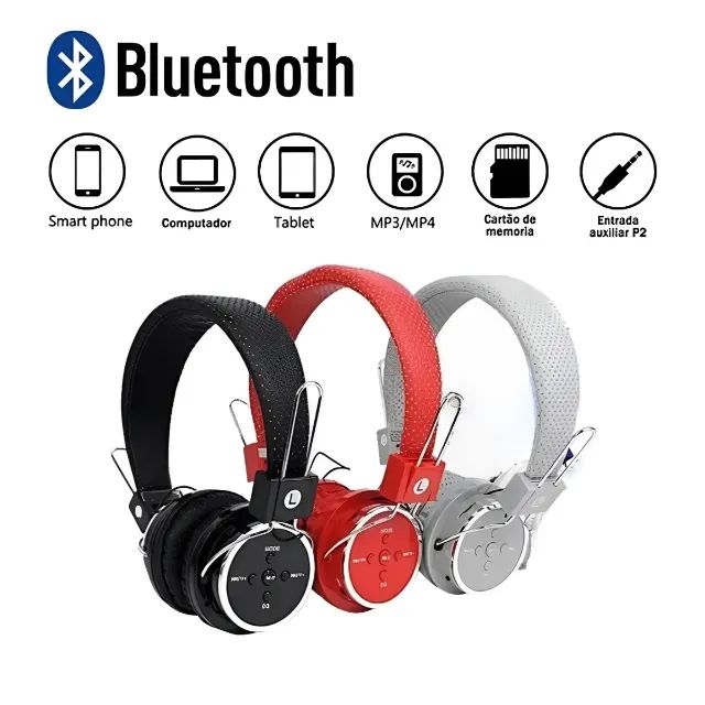 Fone de Ouvido Sem Fio Bluetooth Stéreo Compacto e com Microfone Integrado - Foto 5