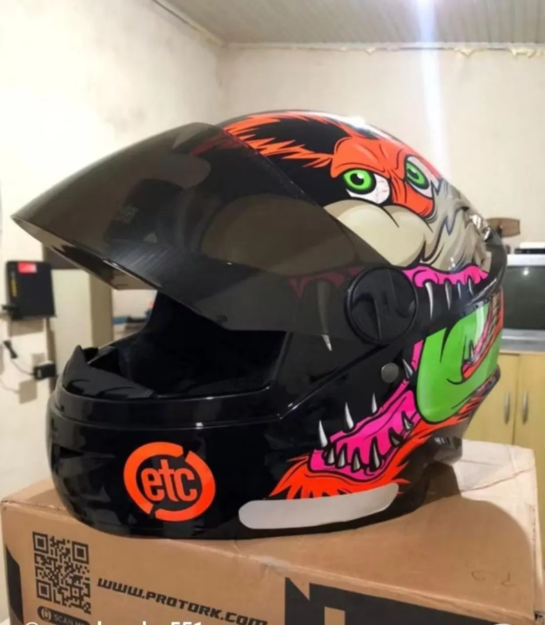 Capacete Esportivo Pro Tork Novo