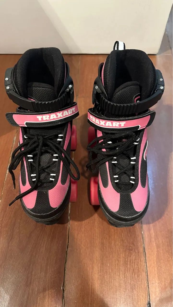 Patins Roller Quad TRAXART  tamanho regulável  - Foto 3