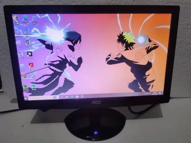 Monitor AOC Modelo E1621SWB De 16 Polegadas Com Cabo de Força e Cabo VGA, Base - Foto 2