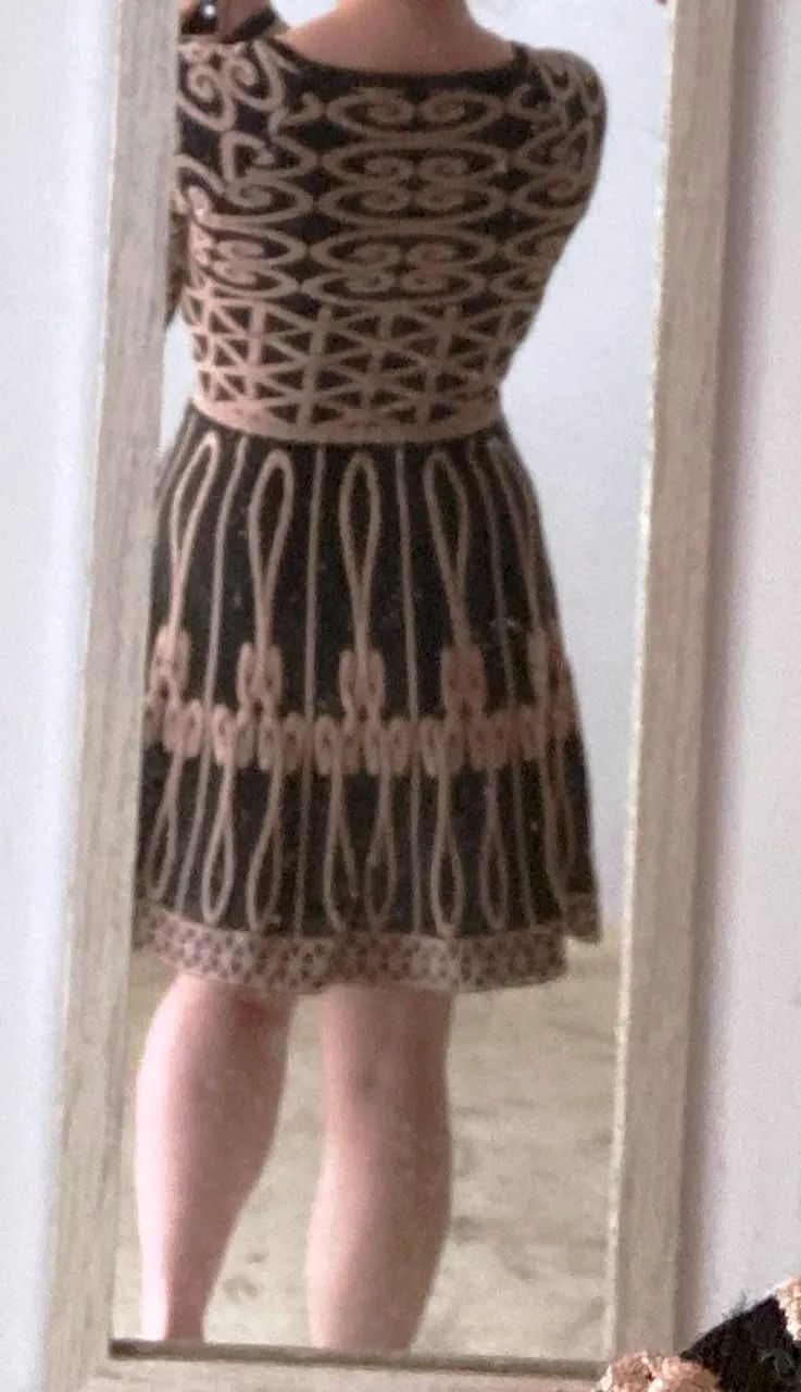 Vestido em lá quádrupla, bem quente e diferenciado - Foto 5