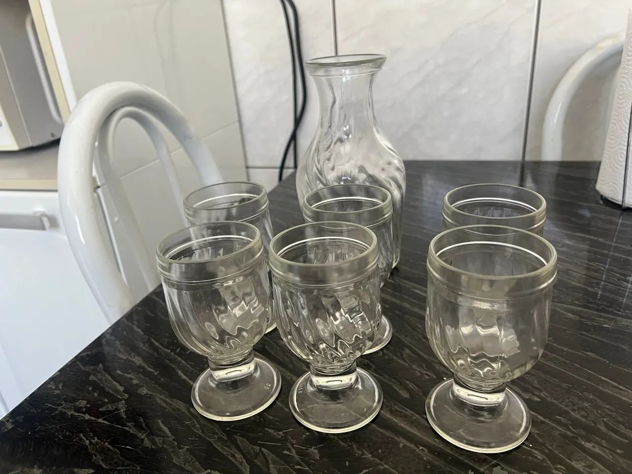 Jarra e taças para servir suco - Foto 2